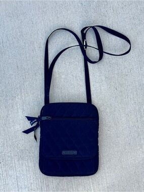 Vera Bradley Navy Quilted Crossbody Bag